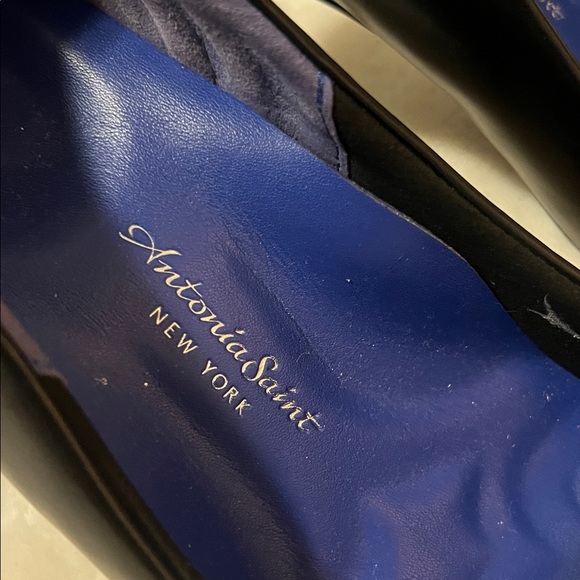 Antonia Saint New York Pumps Shoes High Heels Black Size 8.5 - Picture 3 of 11